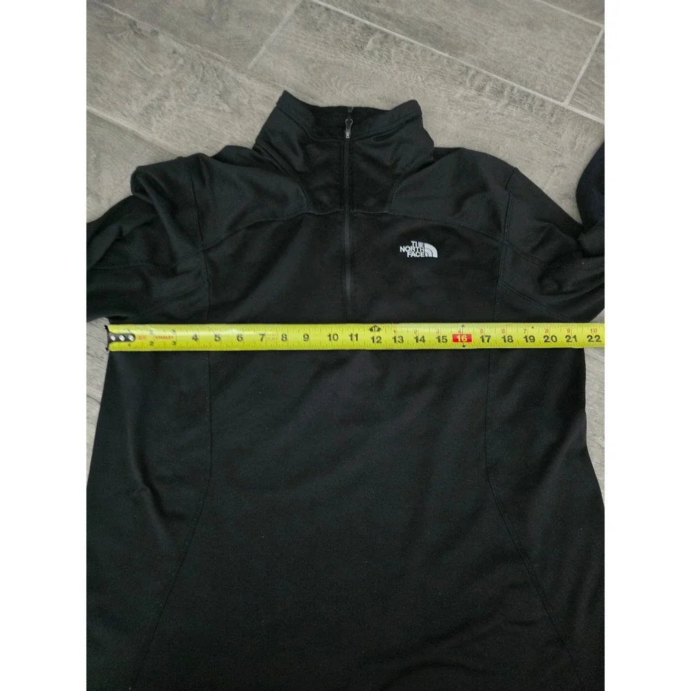 The North Face‎ Mens Black Quarter Zip Pullover Fleece Jacket Large